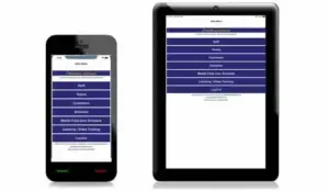 The MaidEasy Cleaning Company Software as how it looks on mobile devices.